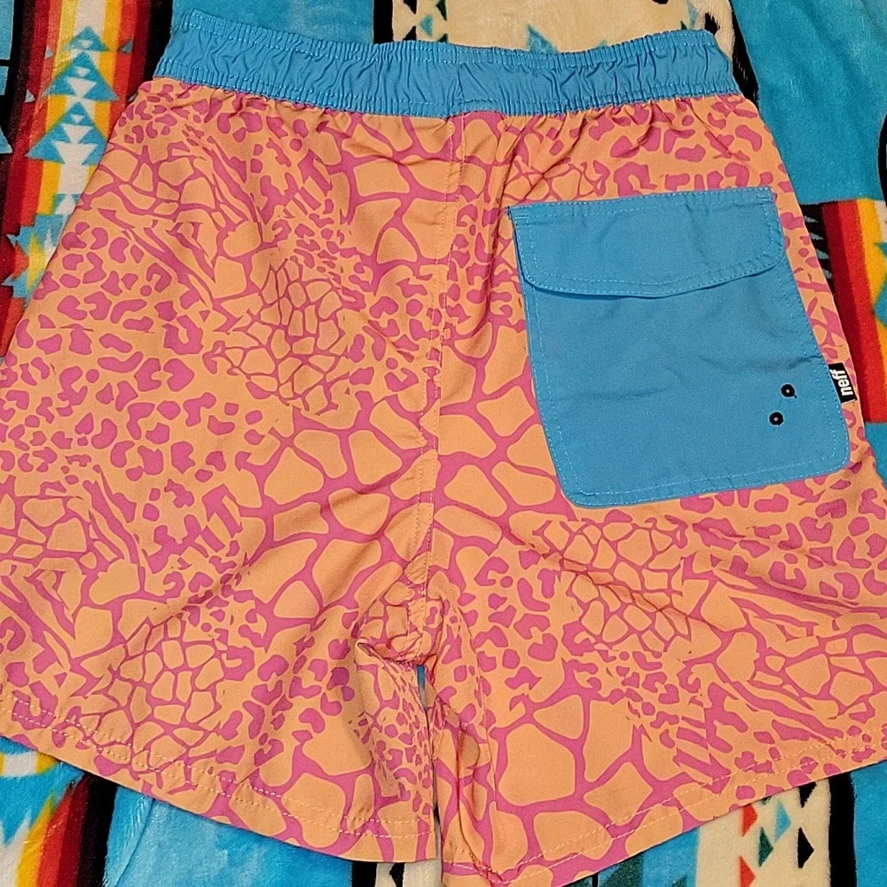 NEFF Men's Daily Animal Hot Tub Board Shorts for Swimming